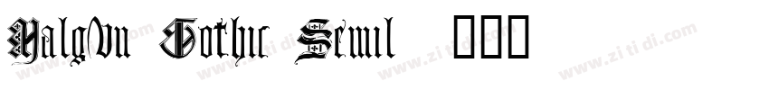 Malgun Gothic Semil字体转换